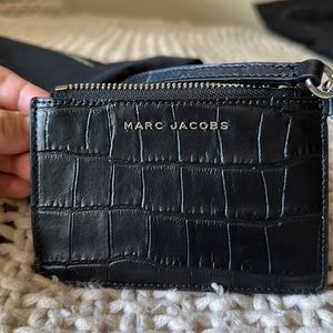 Authentic Marc Jacobs card case with strap